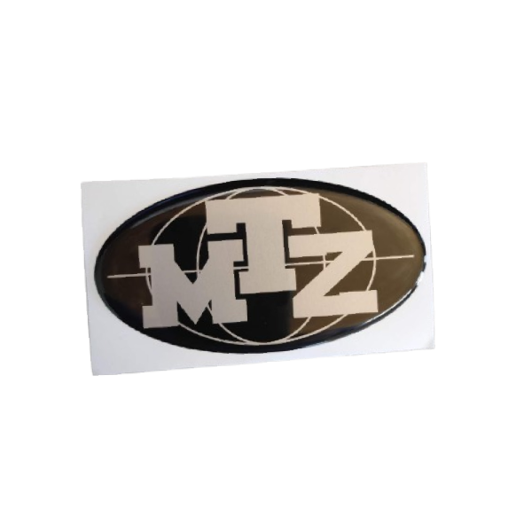 Наклейка на капот логотип MTZ (силікон)