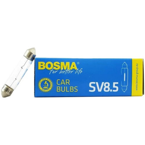 Лампочка 12V 10W SV8.5 11x44 Bosma